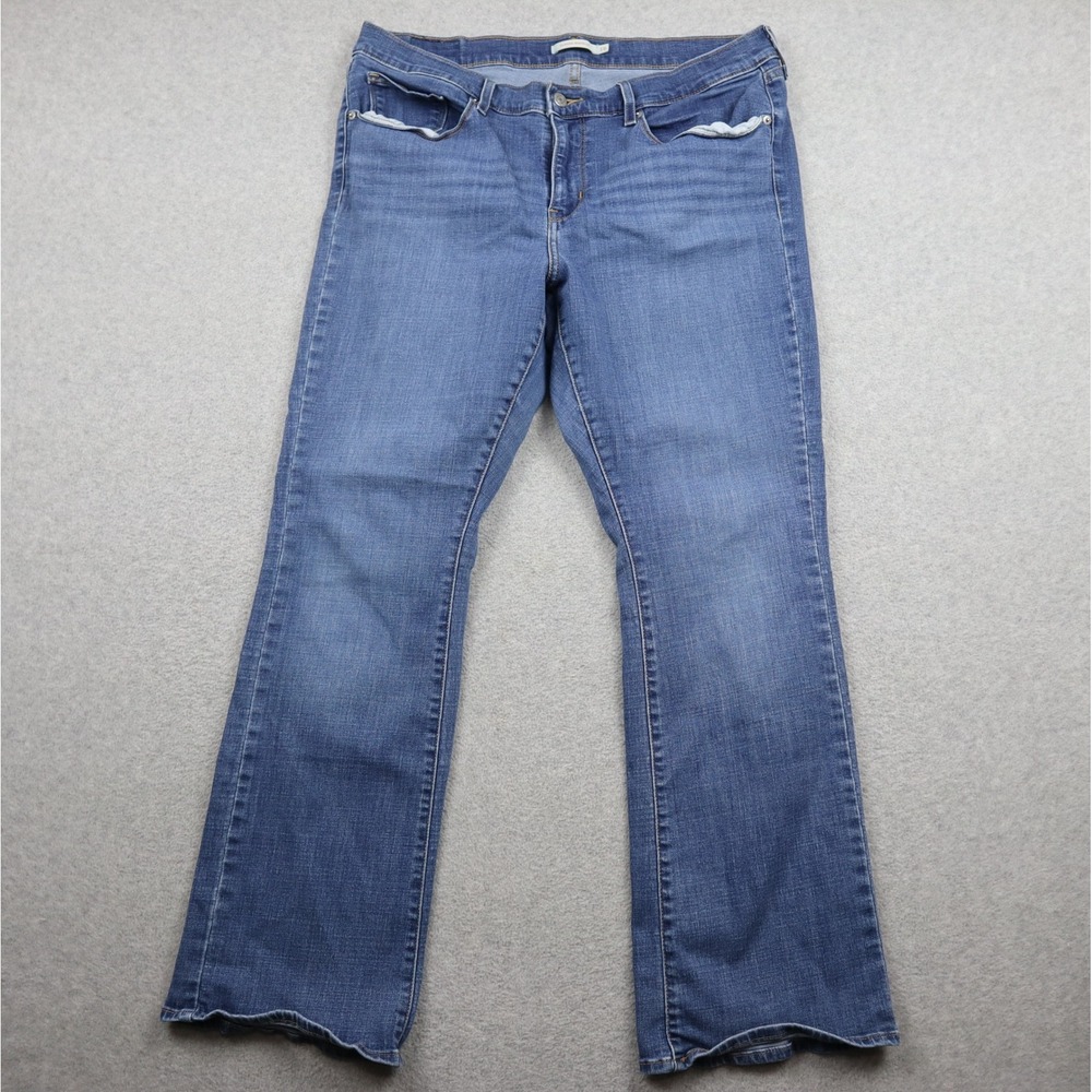 Levi's Jeans Womens 16S Classic Bootcut Blue W33 L30 Stretch Flex Denim 5-Pocket